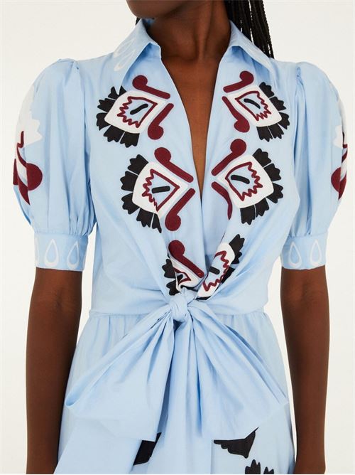 Artisanal Dress FARM RIO | 344655BLUEL0003